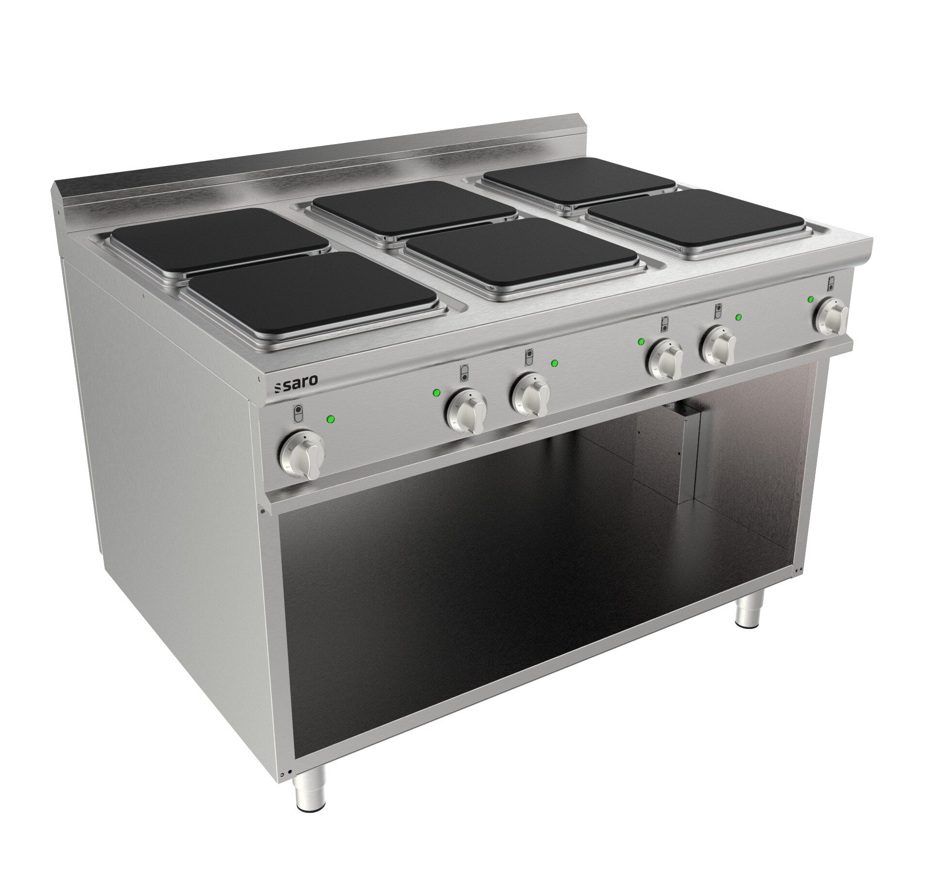 Saro LQ CQE6BA electric range, stainless steel