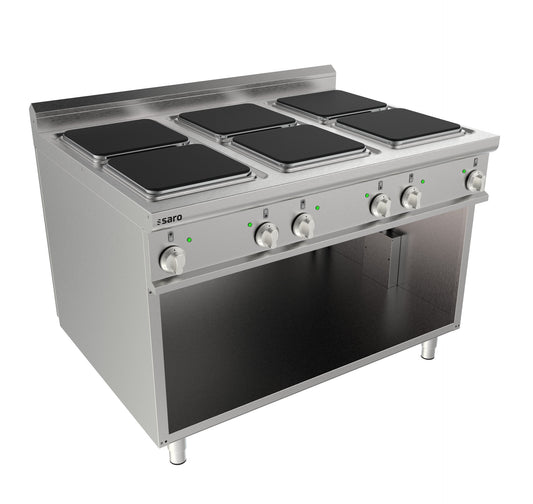 Saro LQ CQE6BA electric range, stainless steel