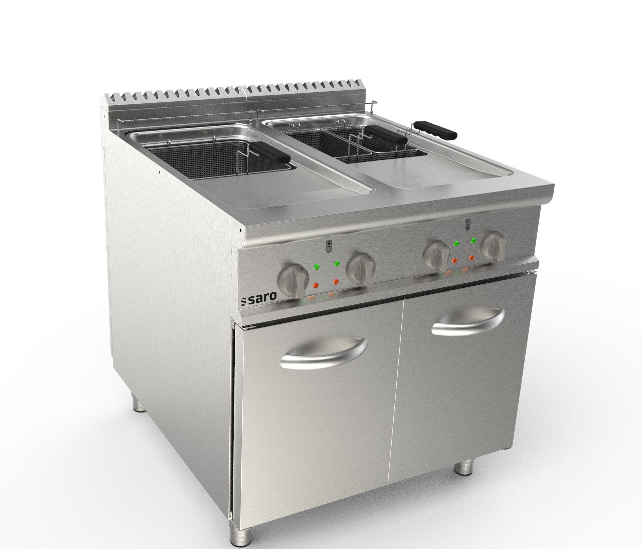Saro LQ FRE2V21 electric fryer, stainless steel