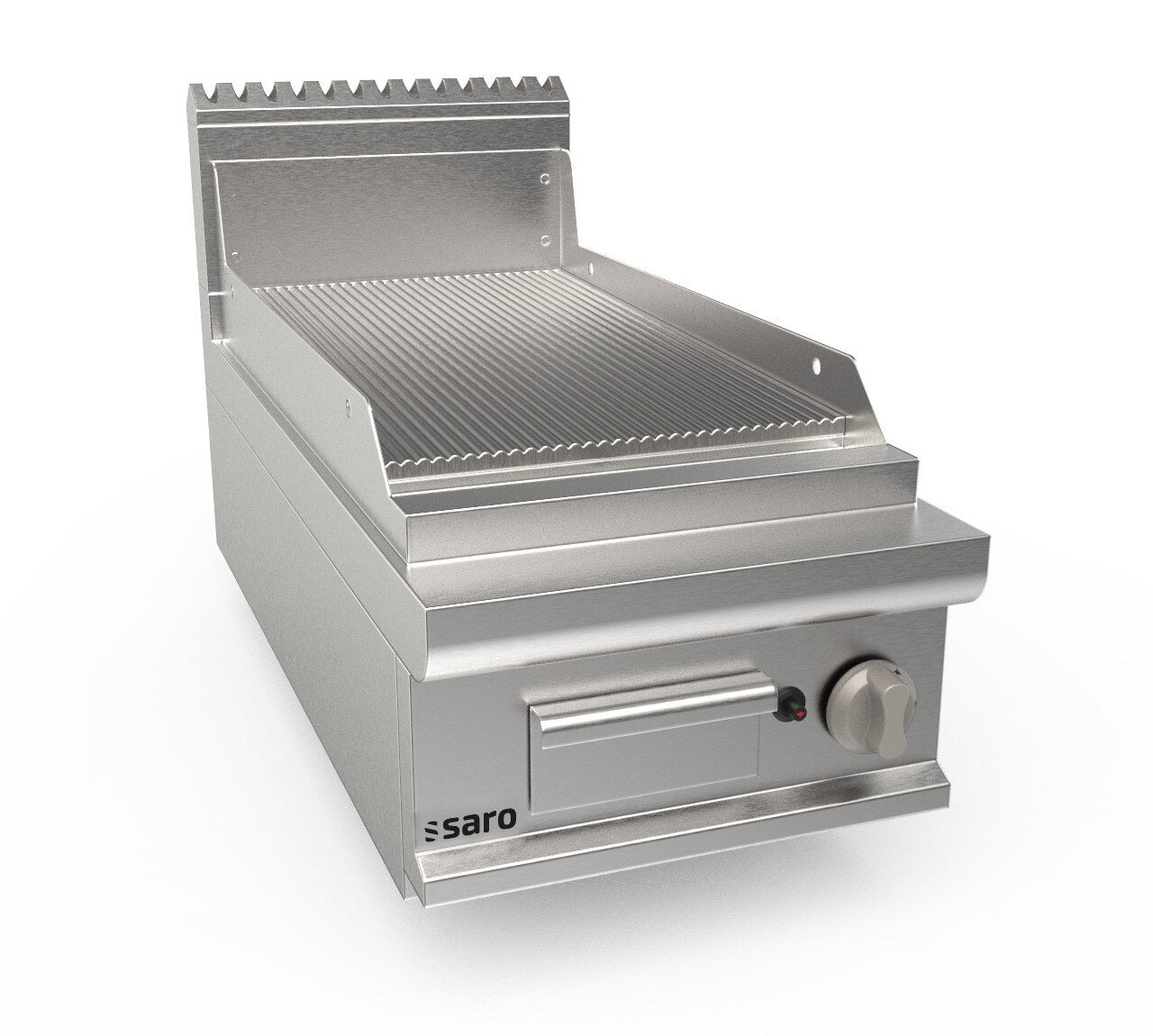 Saro FTG2BBR gas griddle plate, stainless steel