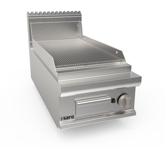 Saro FTG2BBR gas griddle plate, stainless steel