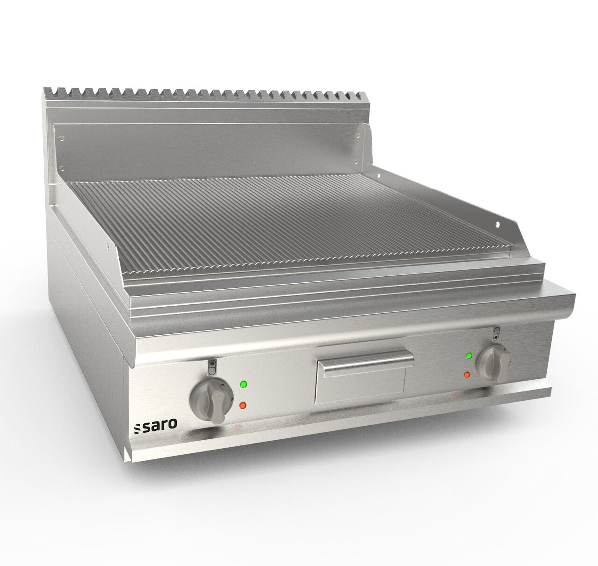 Saro FTE4BBR electric griddle plate, stainless steel