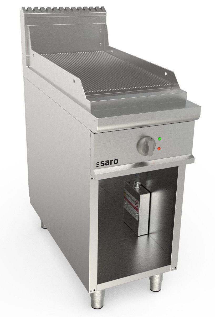 Saro LQ FTE2BAR griddle plate, grooved surface