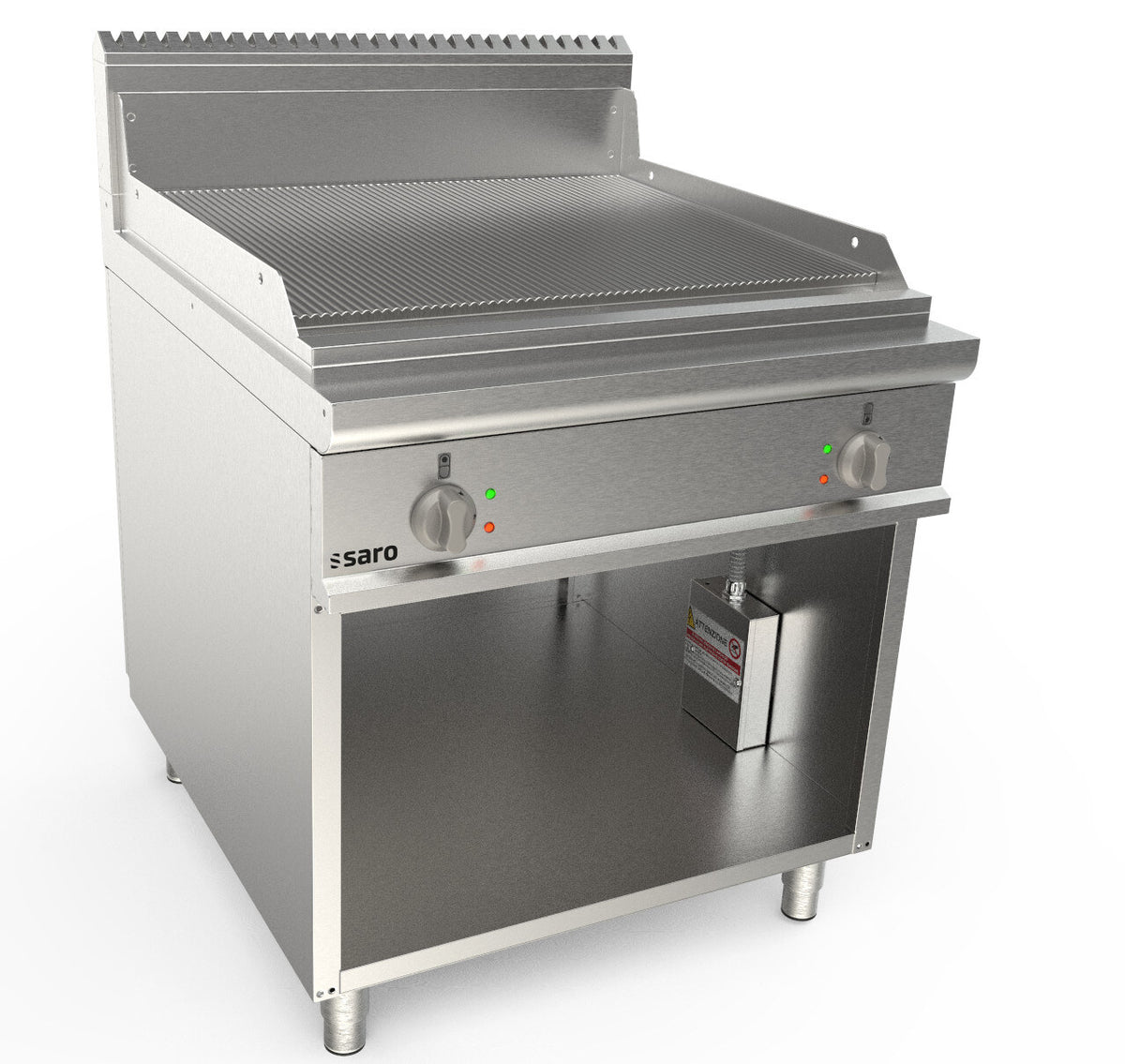 Saro FTG4BAR electric griddle plate, stainless steel