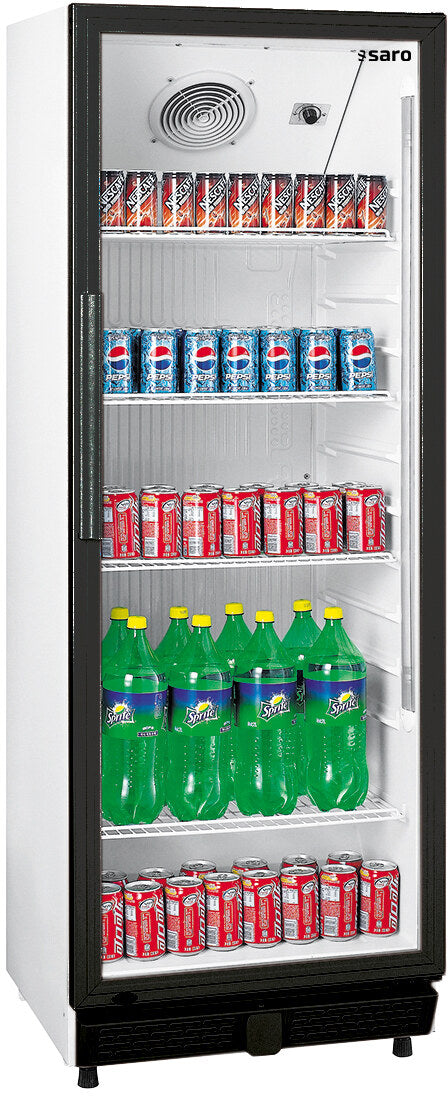 Saro GTK 230 bottle cooler, white, glass door
