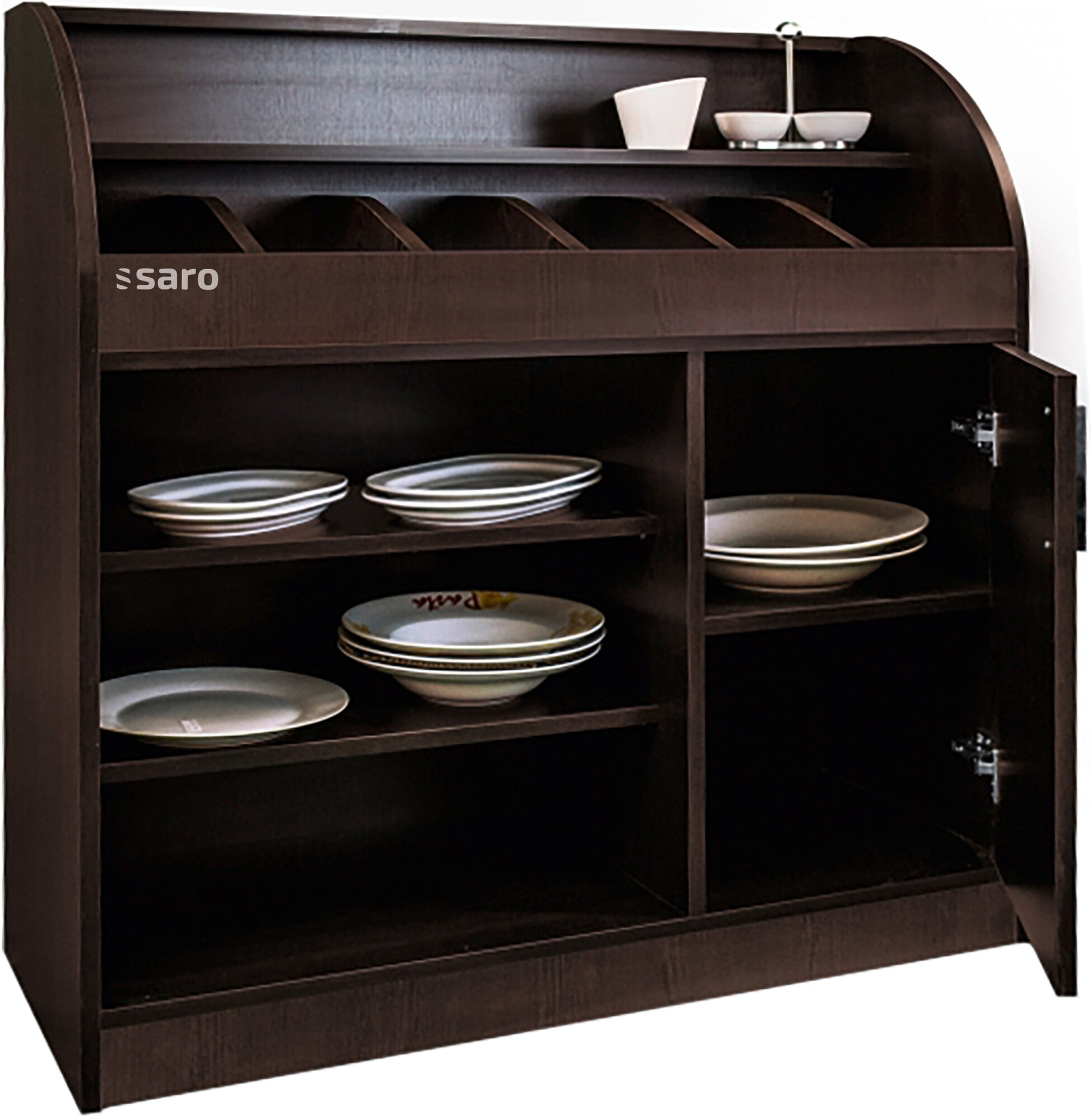 Saro BS 100 cutlery cupboard, wenge finish