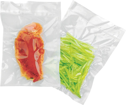 Saro vacuum bag 20 x 30 cm, filled with food