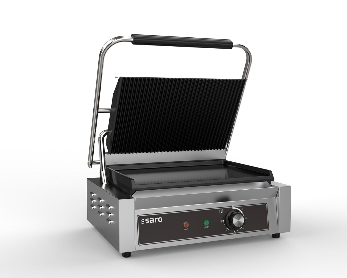 Saro PG 1 BGG contact grill, ribbed and smooth plates