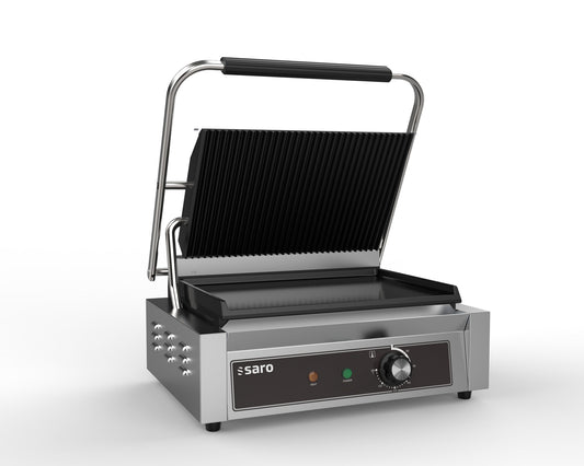Saro PG 1 BGG contact grill, ribbed and smooth plates