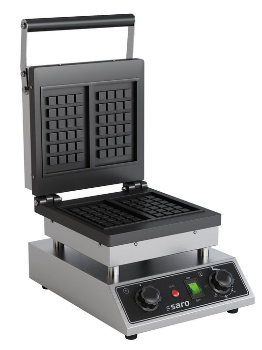 Saro ATRIA waffle iron, stainless steel