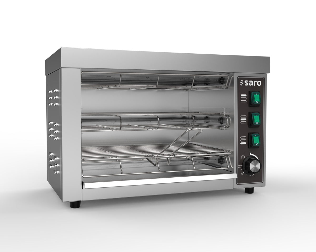 Saro ALIVA double bread toaster, stainless steel
