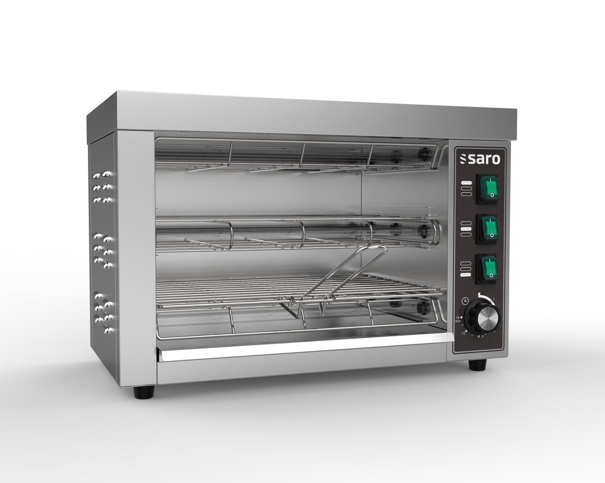 Saro ALIVA double bread toaster, stainless steel