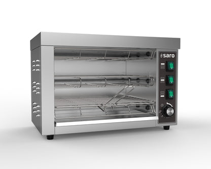 Saro ALIVA double bread toaster, stainless steel