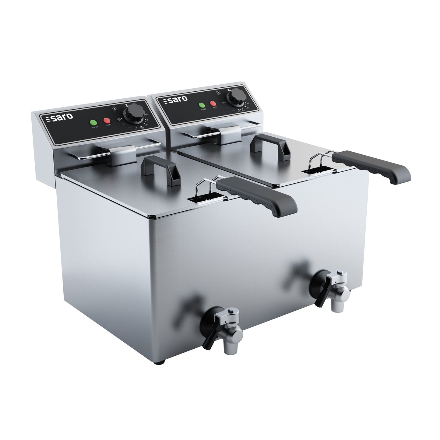 Saro EF 88 twin-tank countertop fryer