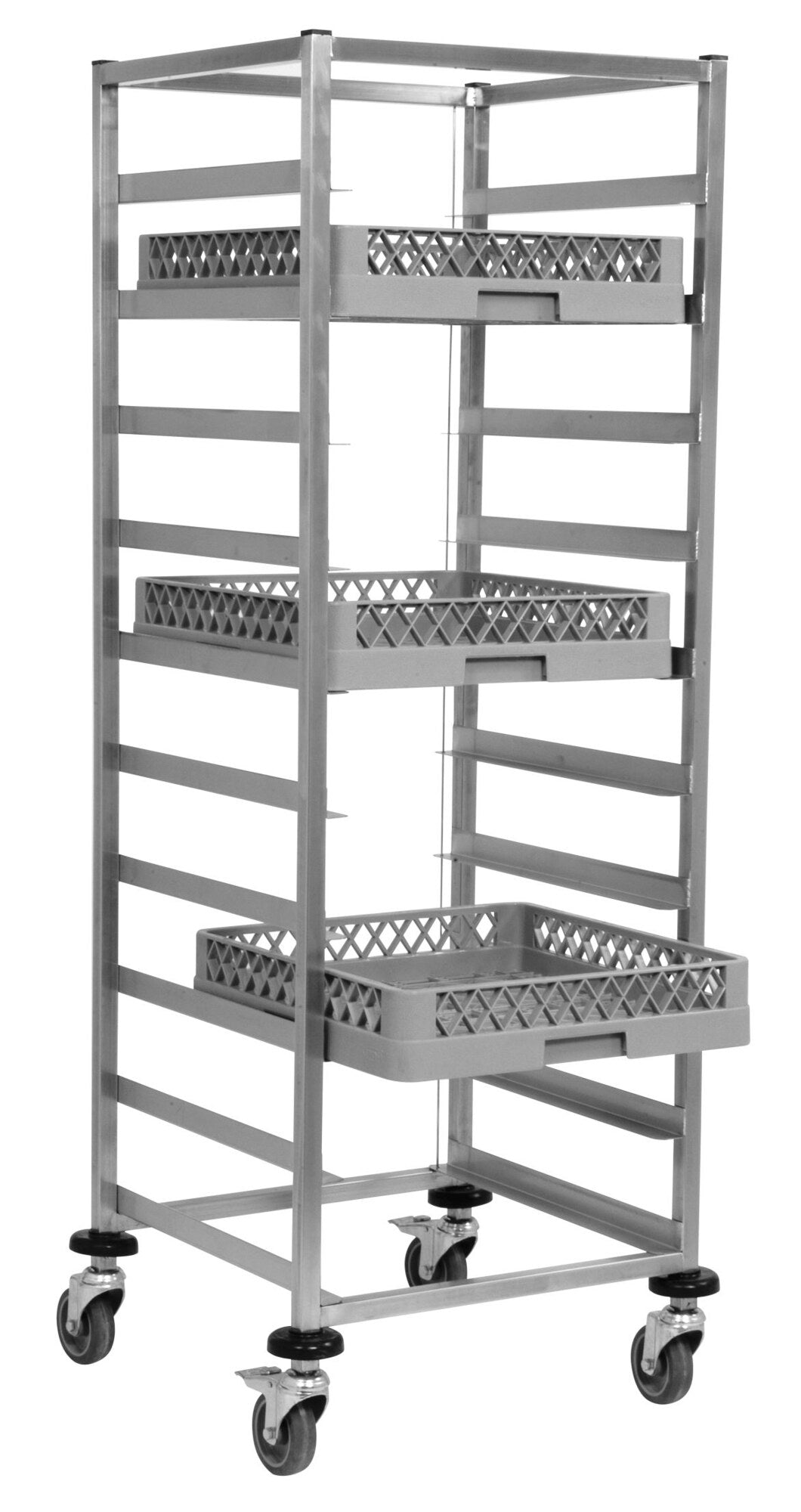 Saro KT 500 basket trolley, stainless steel