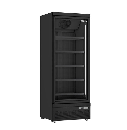 Saro GTK 560 PRO freezer, black glass door