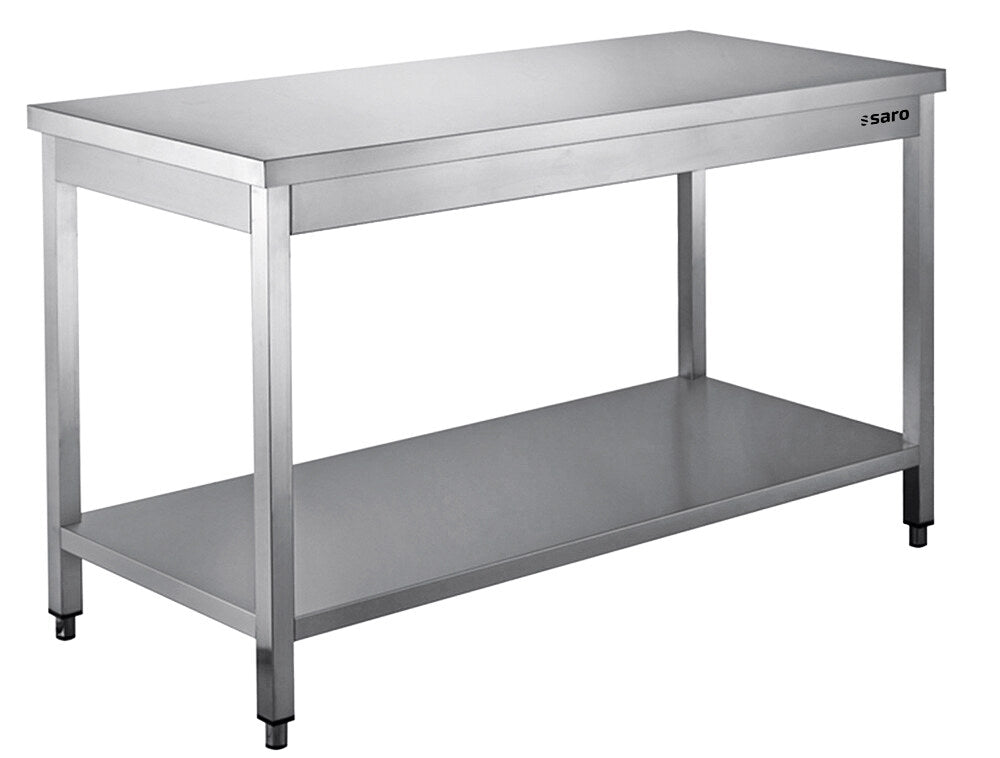 Saro stainless steel table, 1400 x 700 mm