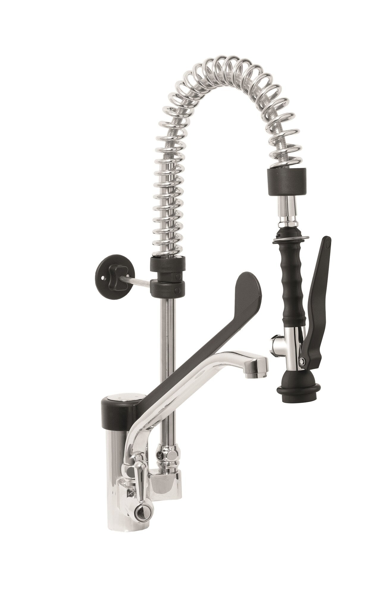 Saro EMMI pre-rinse spray with faucet, black