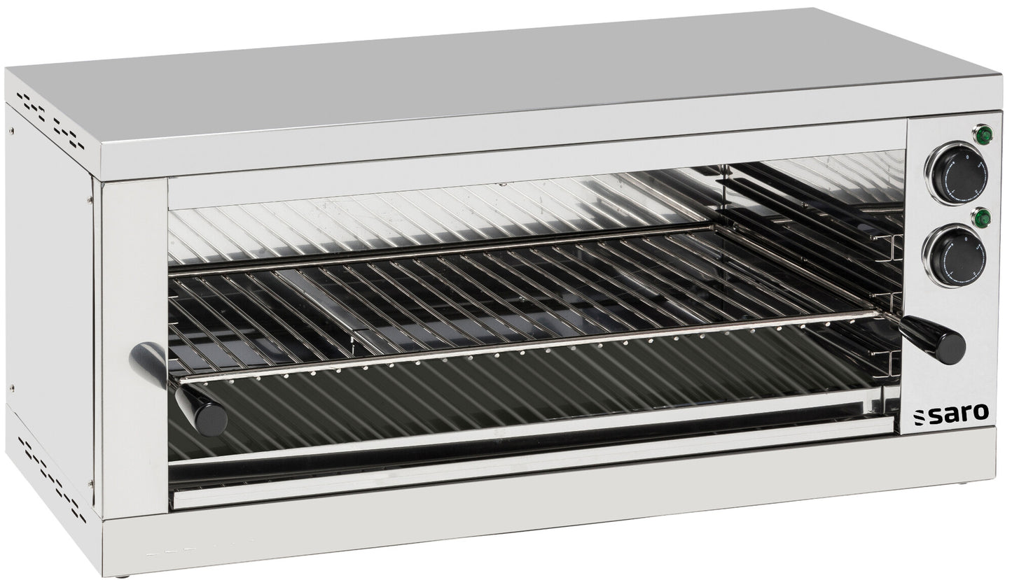 Saro ORPHEUS salamander grill, polished stainless steel