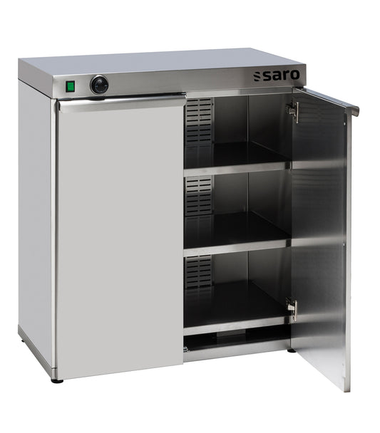 Saro SYLT 120 plate warmer, stainless steel cabinet