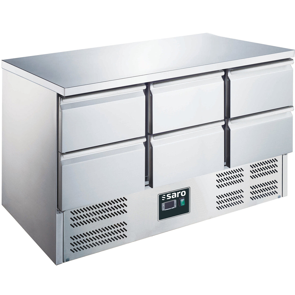 Saro ES 903 S/S TOP 0/6 cooling table, 6 drawers