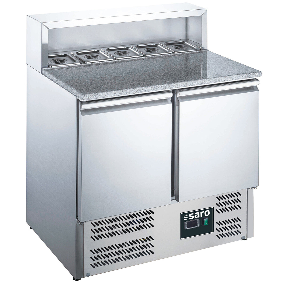 Saro EPS 900 pizza prep table, stainless steel and granite