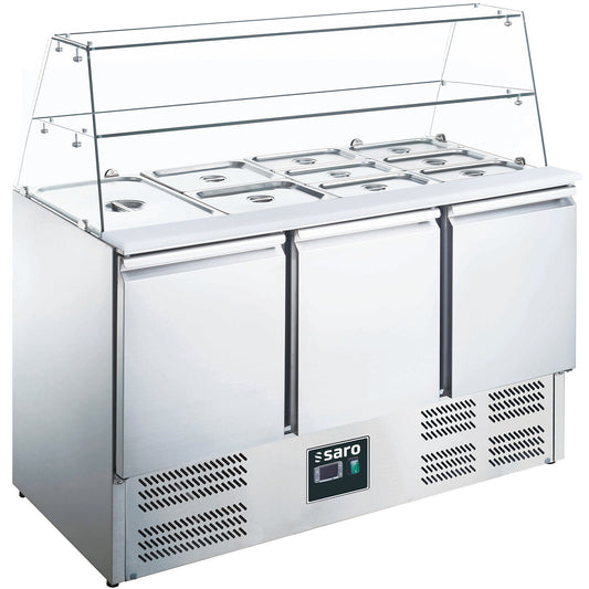 Saro ES 903 G saladette, glass top