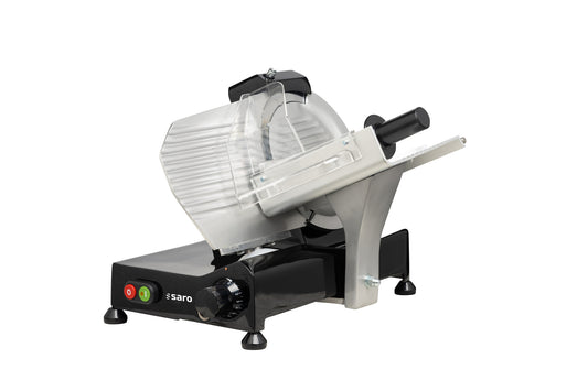 Saro F 195 electric slicer, black finish