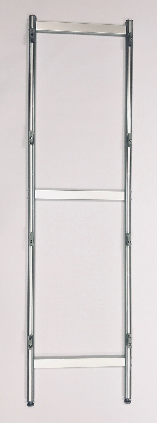 Saro aluminium shelving side panel, 1700 mm