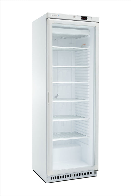 Saro ACE 430 CS PV freezer, white glass door