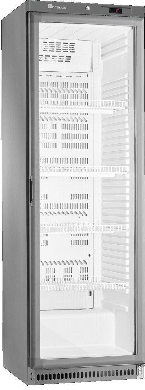 Saro ARV 430 CS A PV refrigerator, stainless steel, glass door