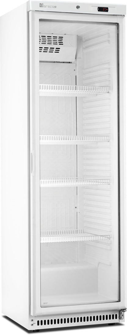 Saro ARV 430 CS PV refrigerator, white, glass door
