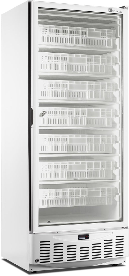 Saro MM5 N PV freezer, white glass door