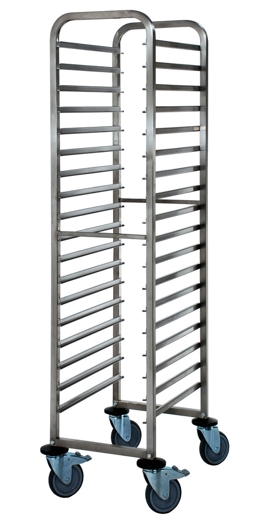 Saro RW 1118 shelf trolley, stainless steel