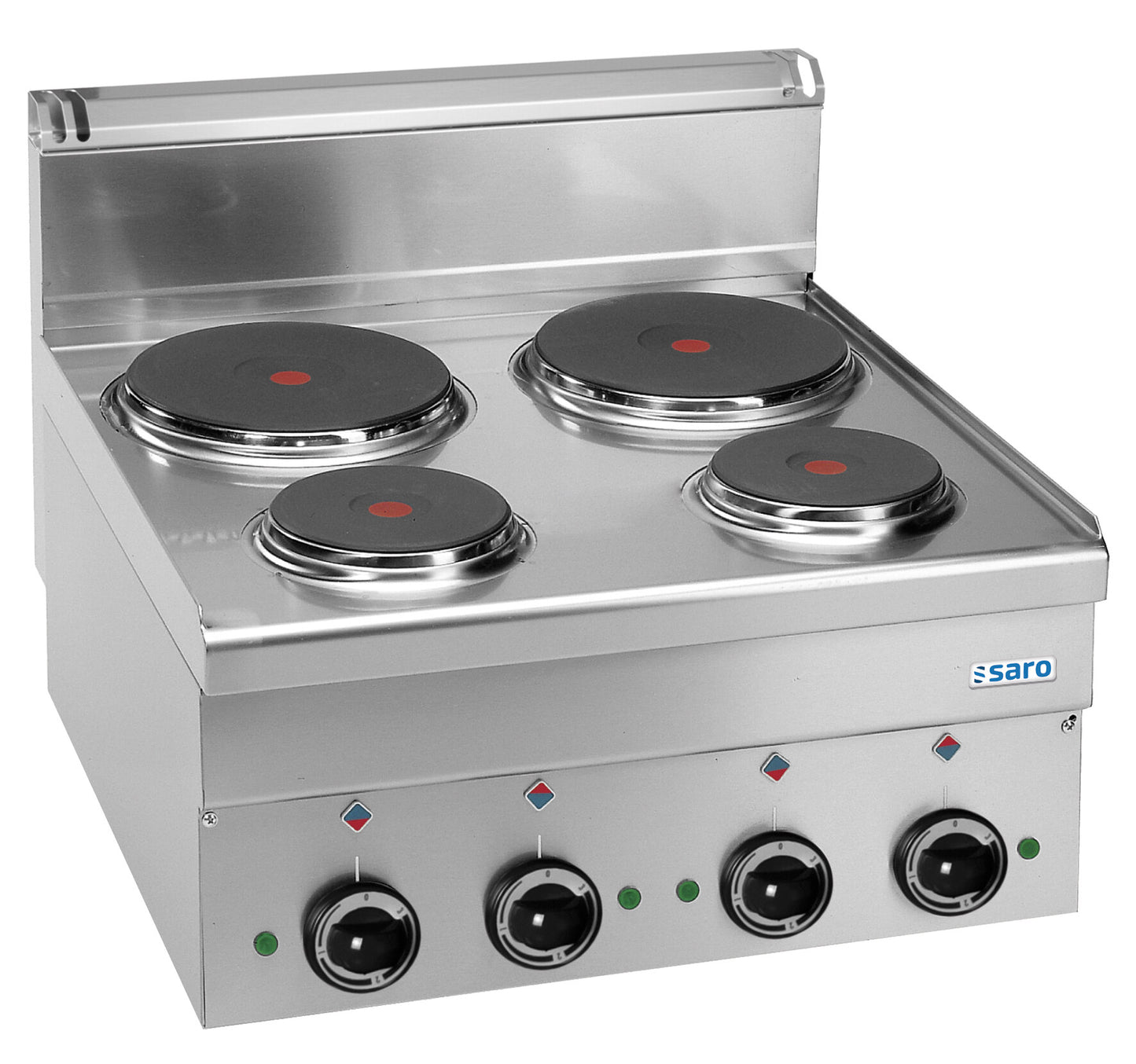 Saro E46 countertop electric range, stainless steel