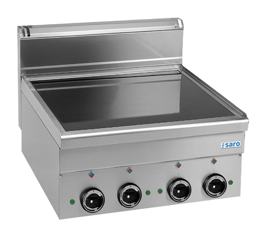 Saro EVC46 ceramic cooktop, stainless steel