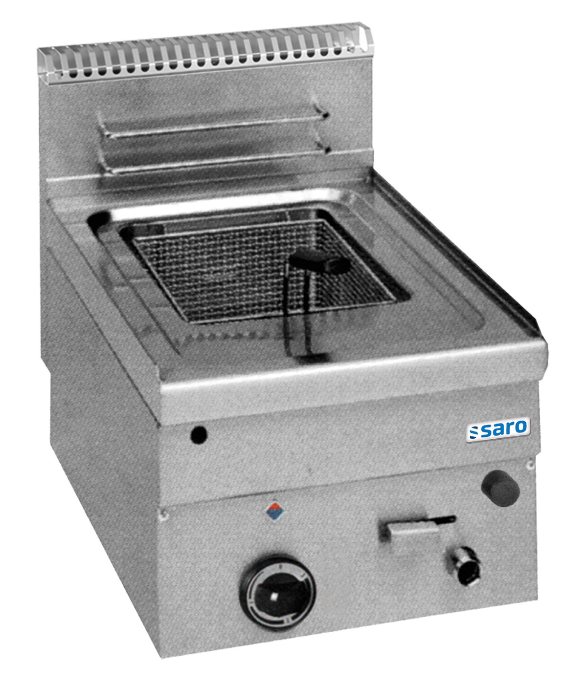 Saro GF46 gas fryer, stainless steel