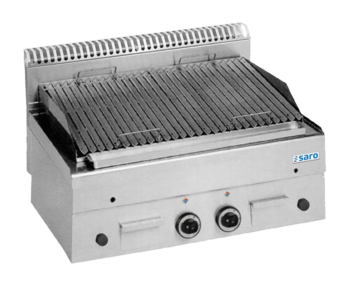 Saro GPL86 gas lava stone grill, tiltable