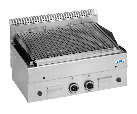 Saro GPL86 gas lava stone grill, tiltable