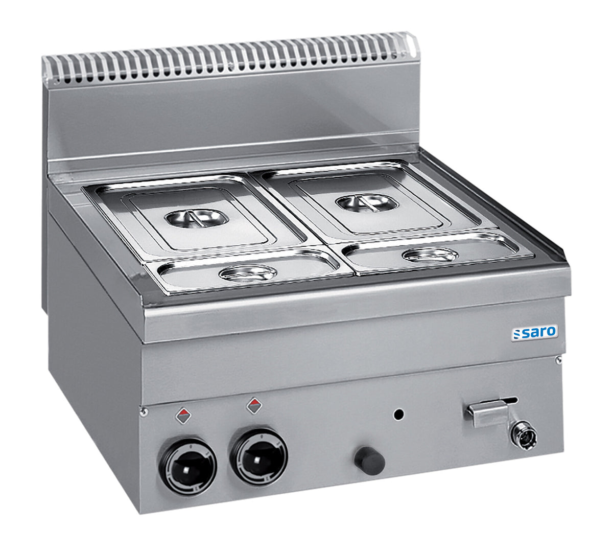 Saro GBM66 gas bain-marie, stainless steel