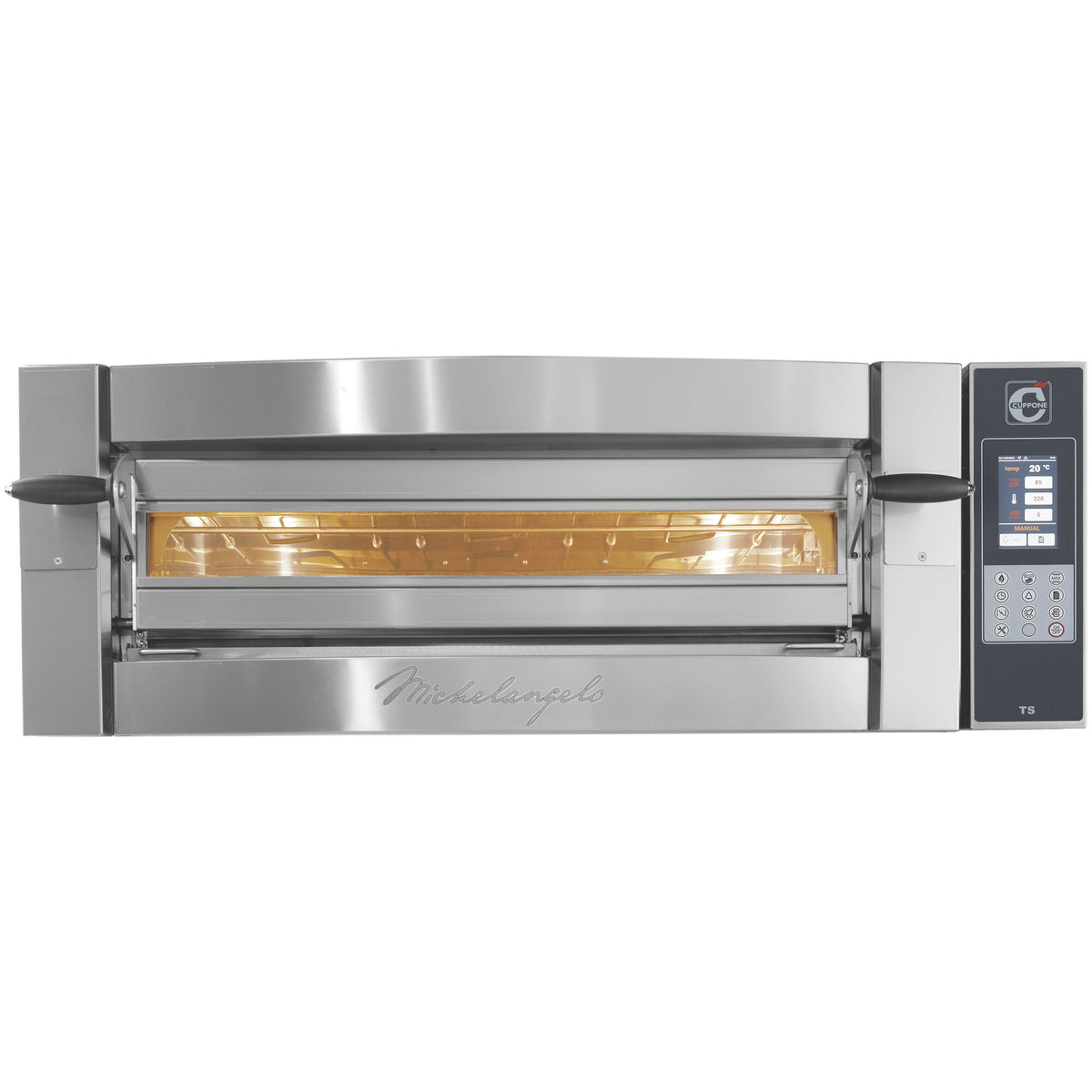 Saro ML435/1 TS pizza oven, stainless steel