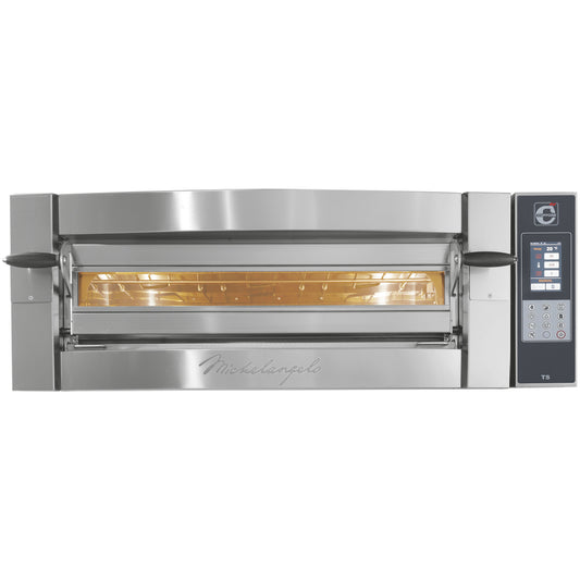 Saro ML435/1 TS pizza oven, stainless steel