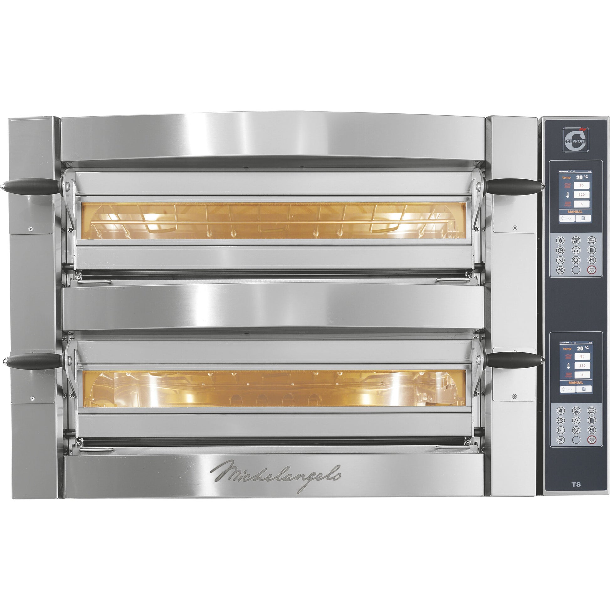 Saro ML635L/2 TS pizza oven, stainless steel