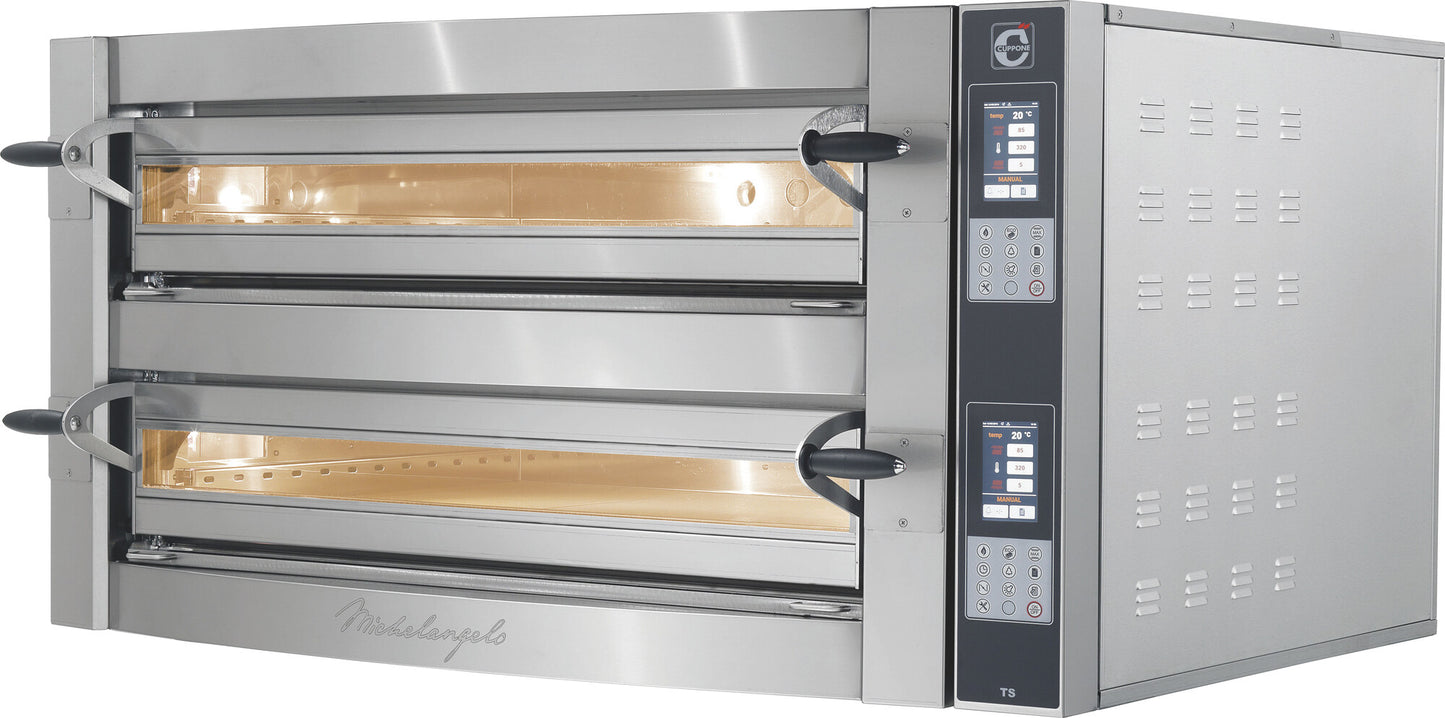 Saro ML935/2 TS pizza oven, stainless steel