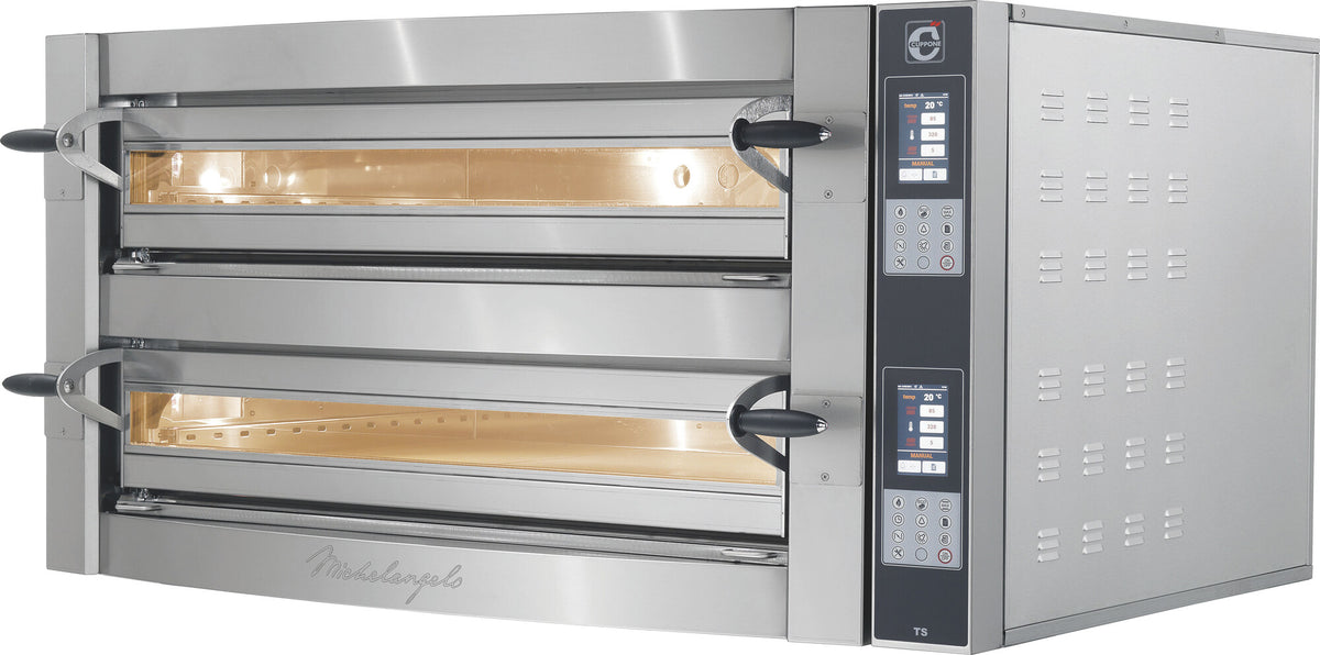 Saro ML935/2 TS pizza oven, stainless steel