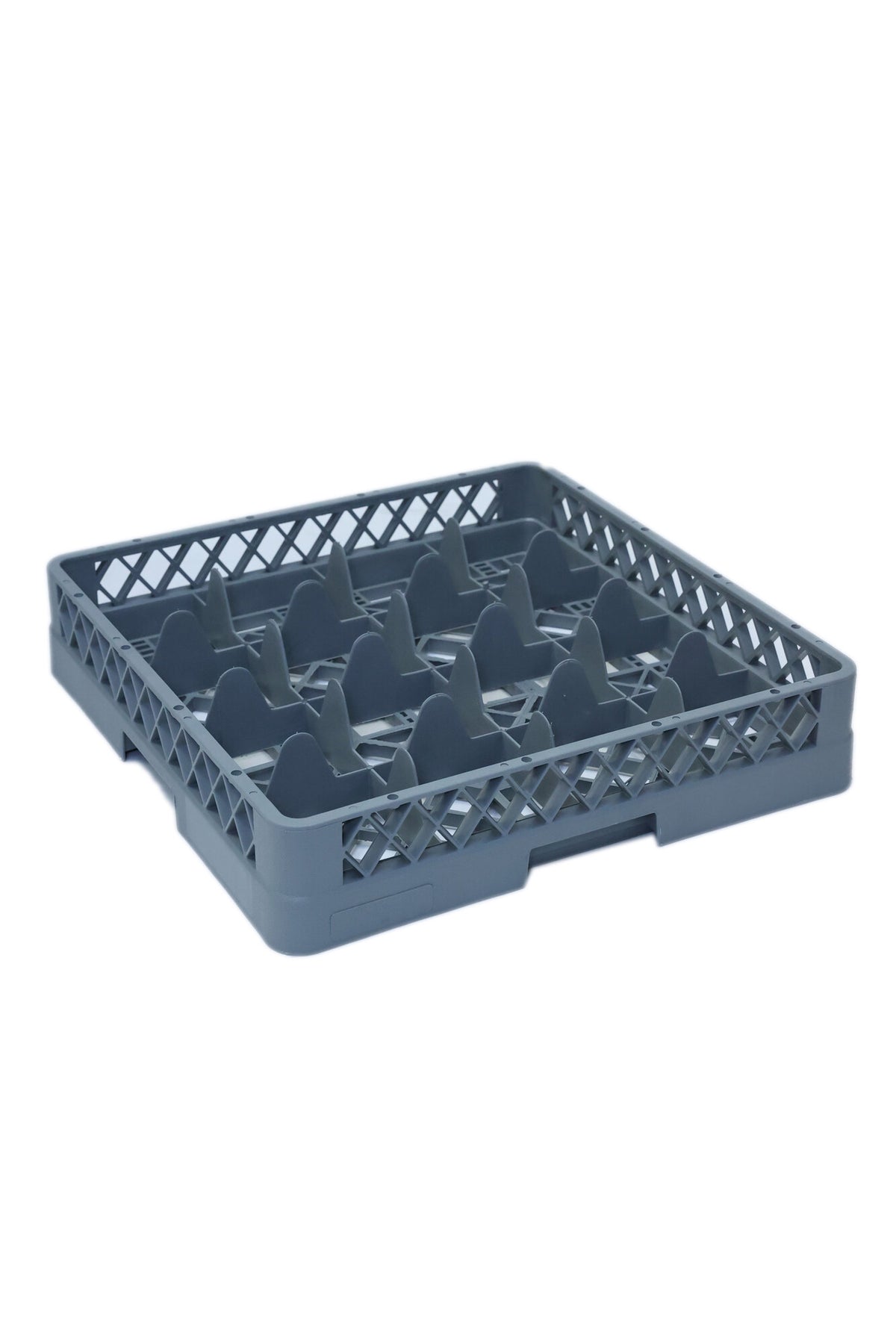 Saro 16-glass dishwasher basket, grey