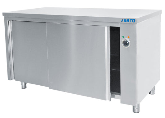 Saro hot cupboard, 1800 x 700 mm, stainless steel
