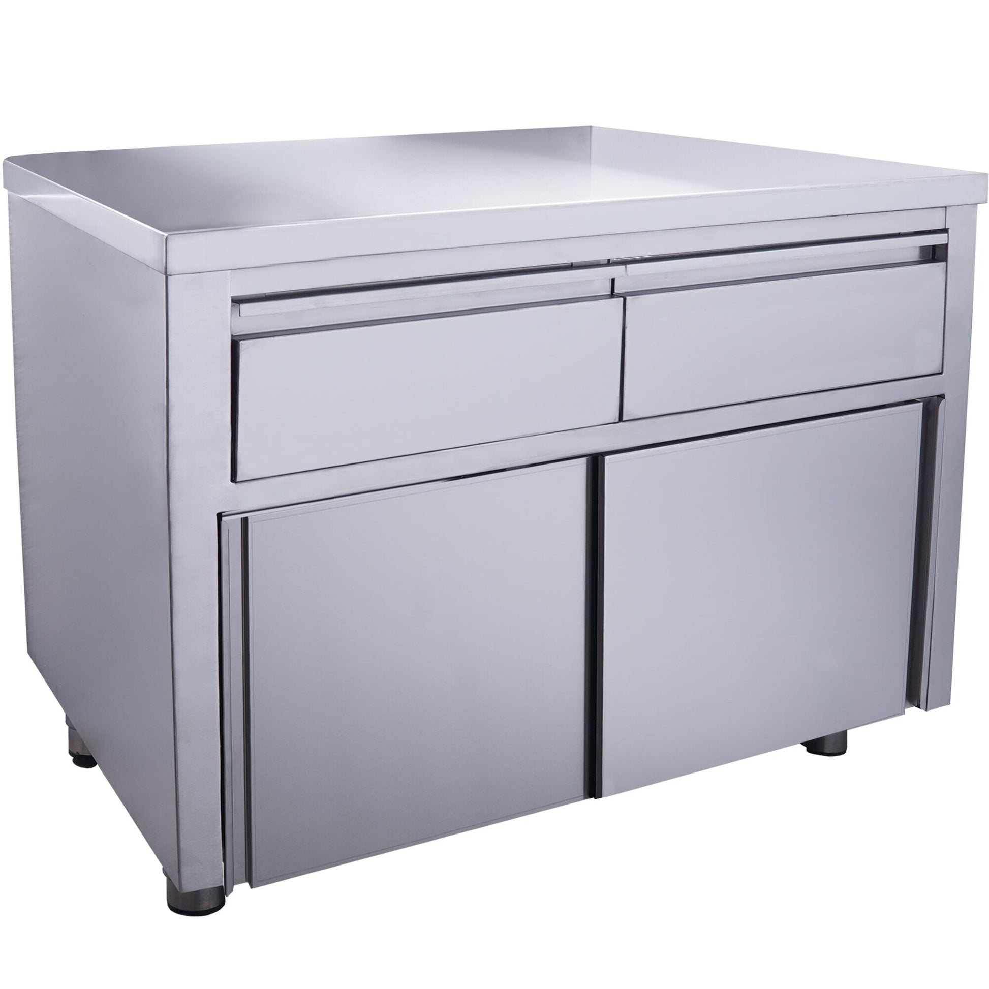 Saro sliding door cabinet, 2 drawers, 1200 x 700 mm