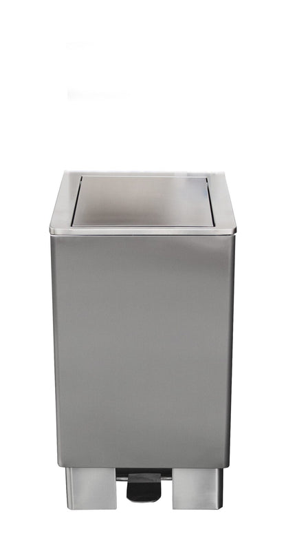 Saro APOLLO rubbish bin, stainless steel