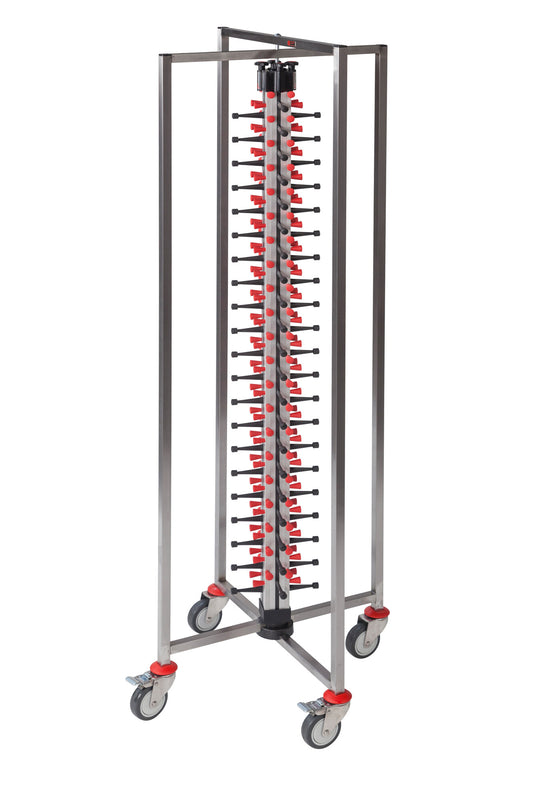 Saro PM 84 Foldable plate stacker, mobile plate rack